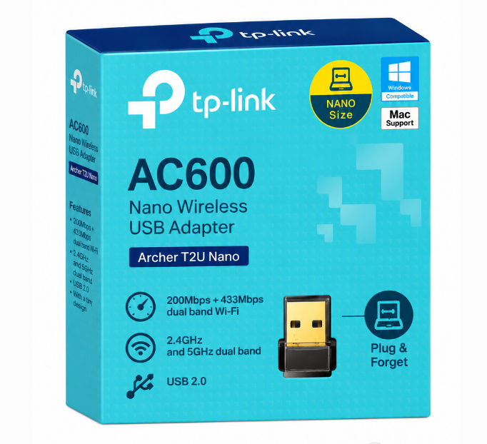 USB Receiver Wireless TP-LINK Archer T2U Nano AC600